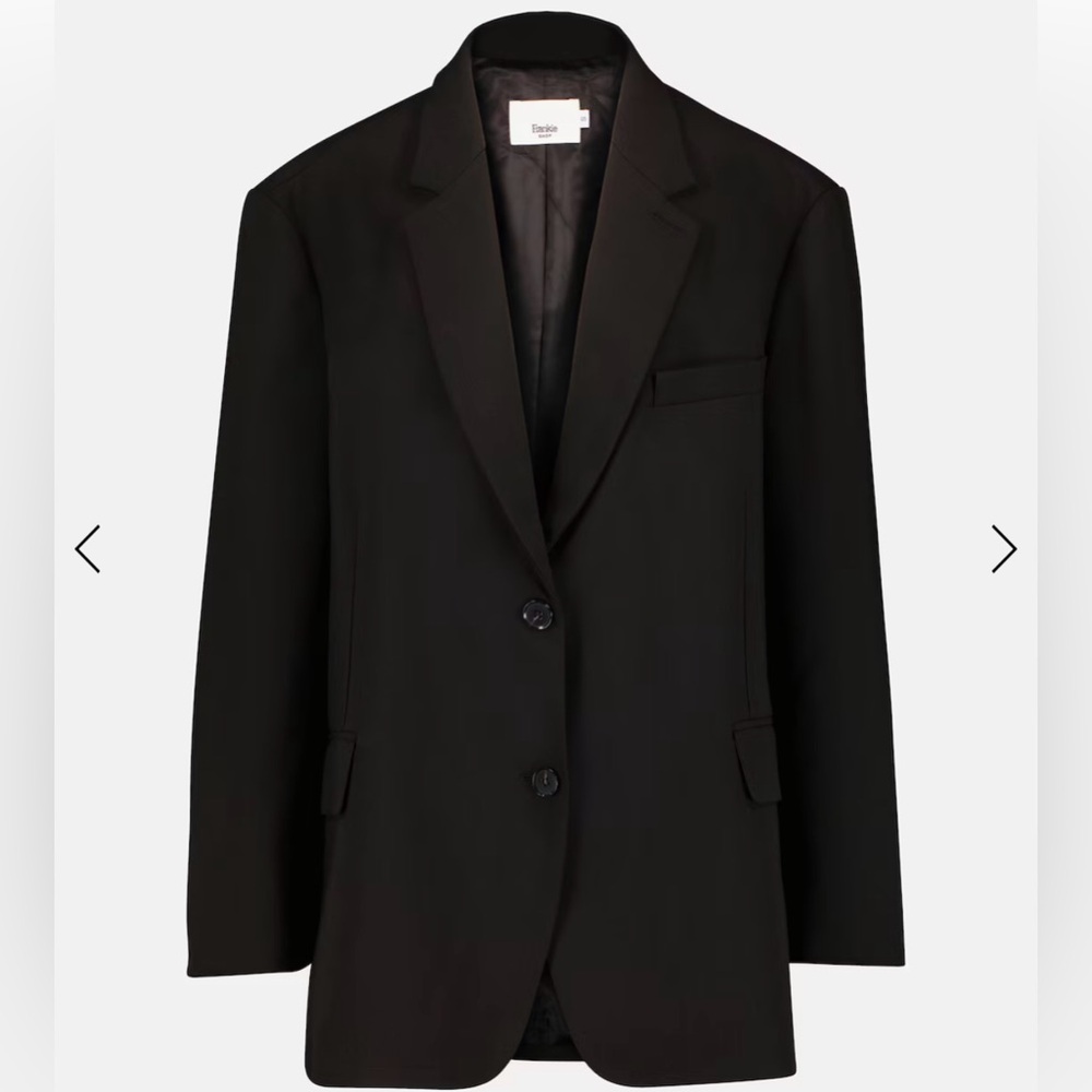 The Frankie Shop Bea twill blazer